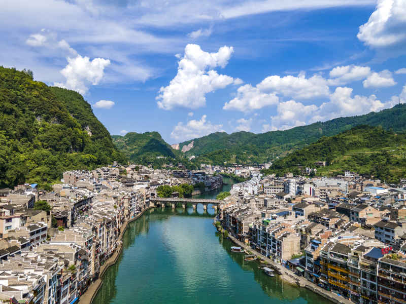 贵州黔东南镇远古镇5A景区
