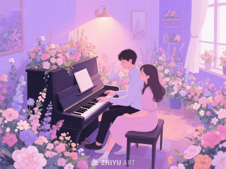 花海中的钢琴时光 310