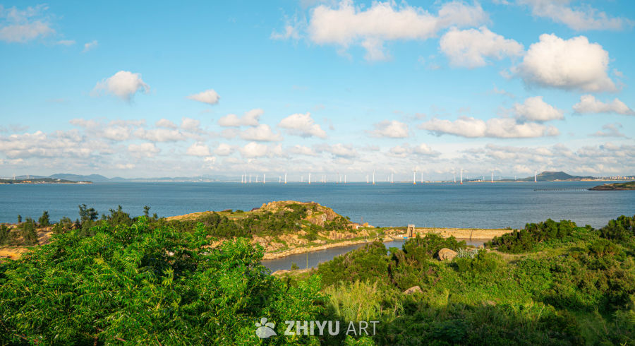 海上风电与绿岛