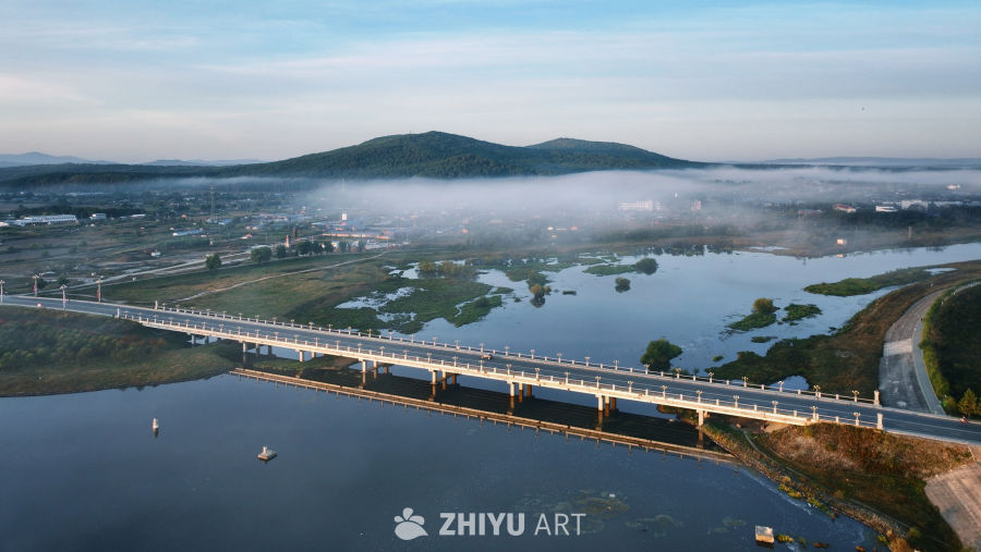雾漫湖桥 城山织梦