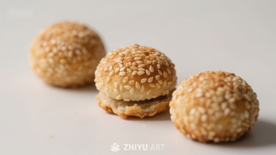 芝麻小汉堡，美味诱人