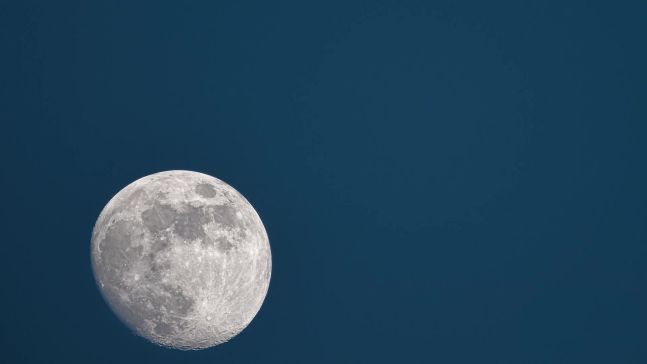 深夜玩天空月亮月球皎洁明月中秋满月 23