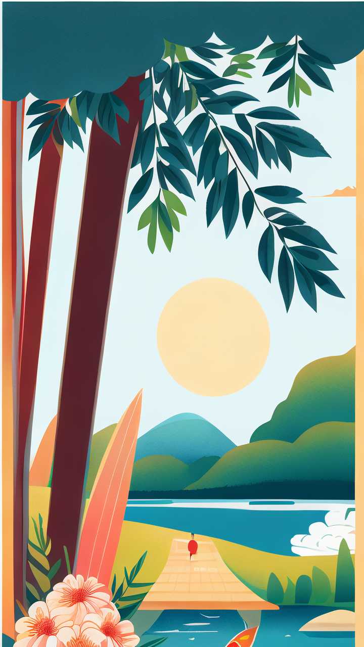 插画手绘夏季