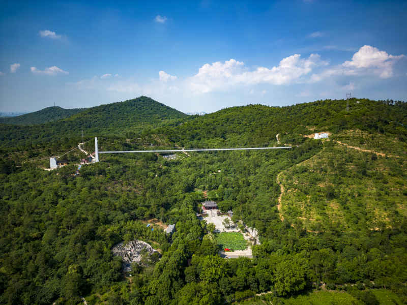 诸葛亮夫人黄家湾风景区航拍摄影图