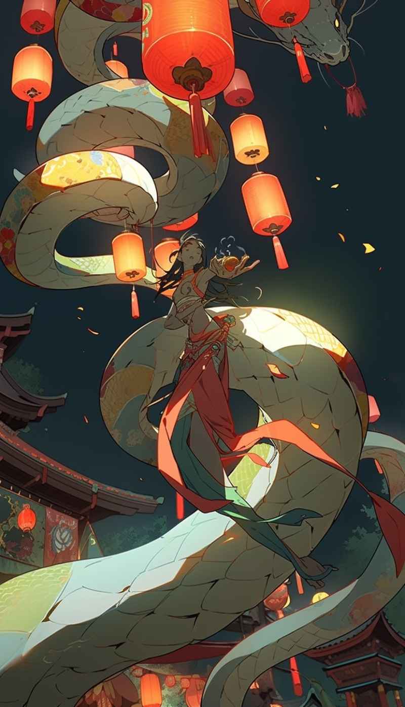 盘旋的蛇
