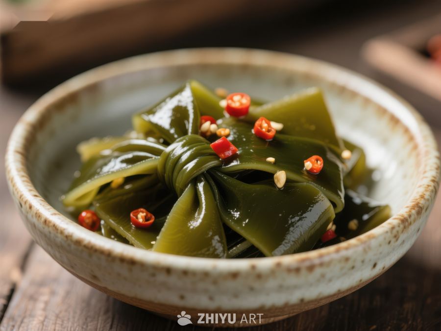 辣味海带丝，传统美食 753