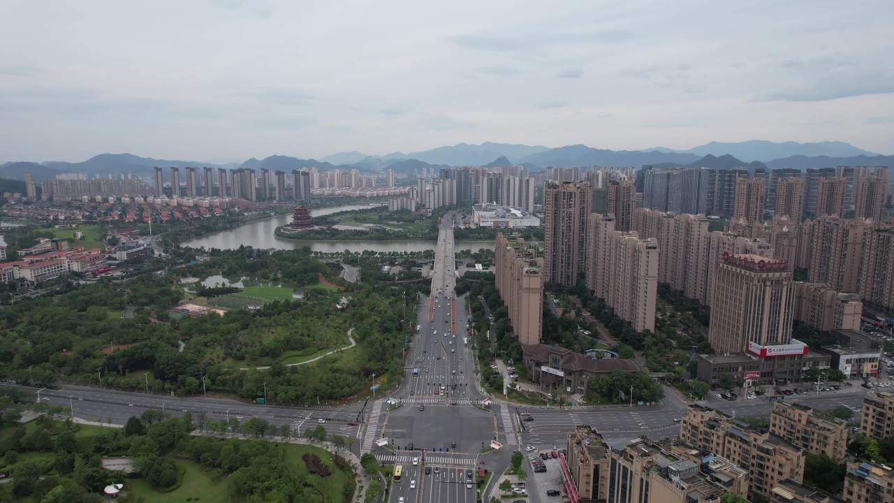 城市全景俯瞰