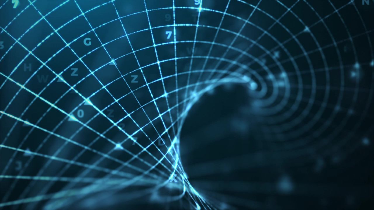 数字科技流动代码字母抽象互联网络金融视频素材 35