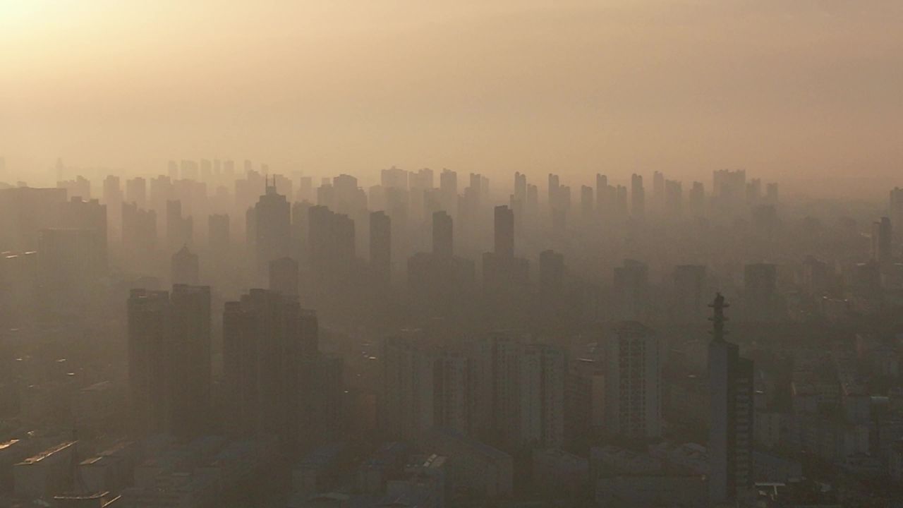 河南许昌城市风光地标建筑航拍 