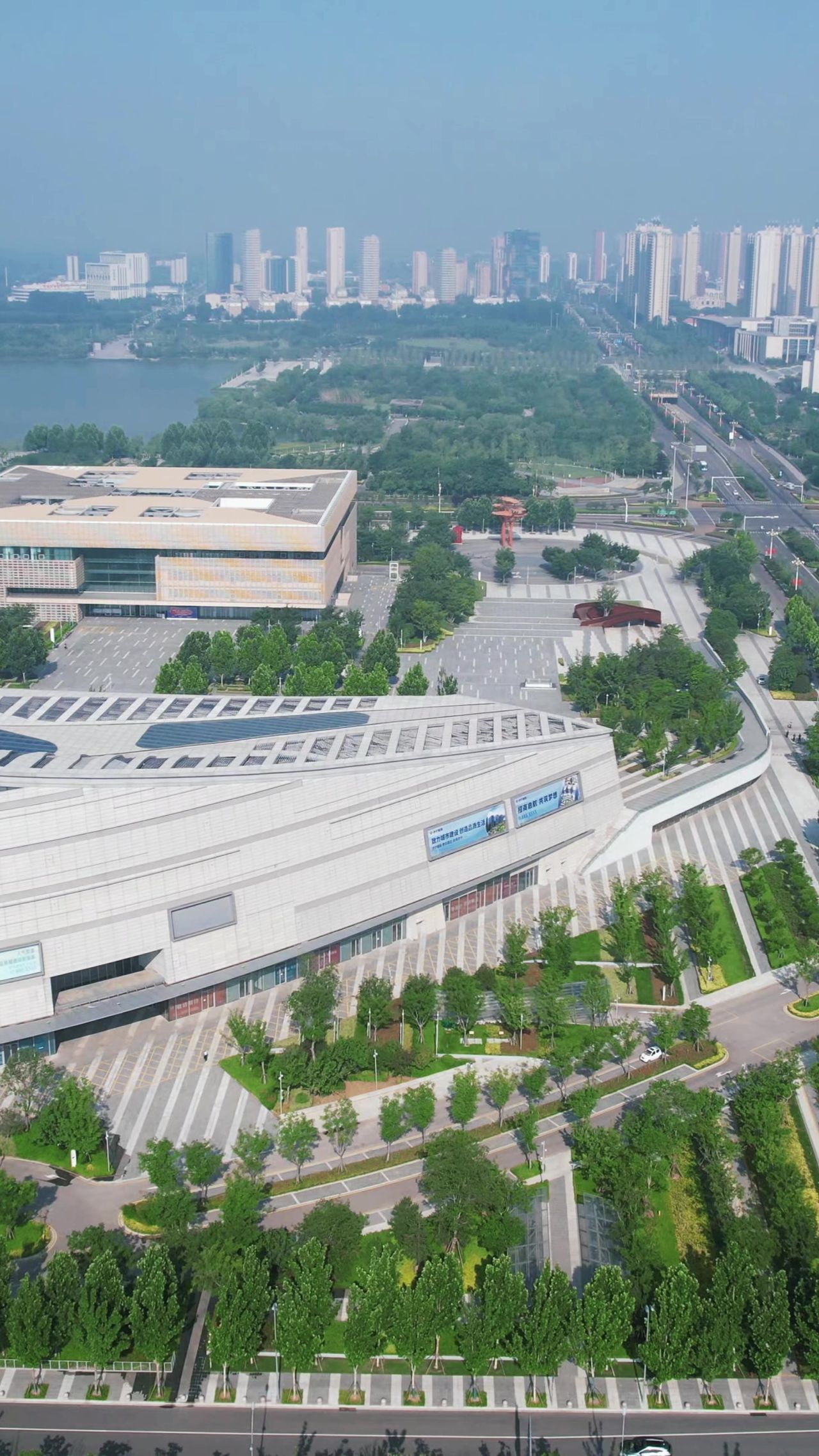 山东济宁新城建设竖屏航拍