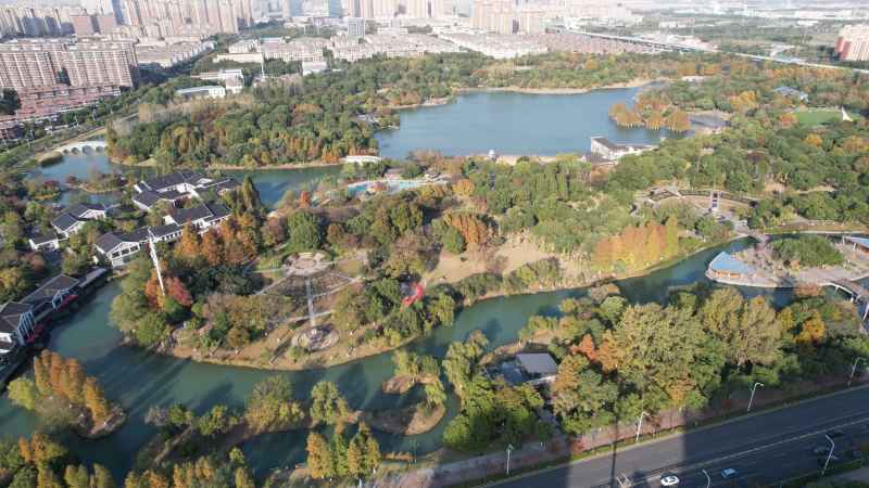 苏州 张家港 梁丰生态园 俯拍 5