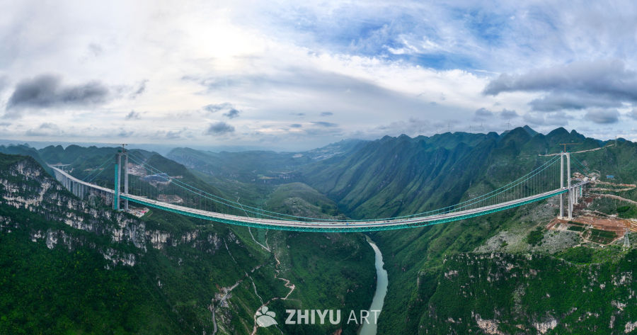 贵州花江峡谷大桥建设 9