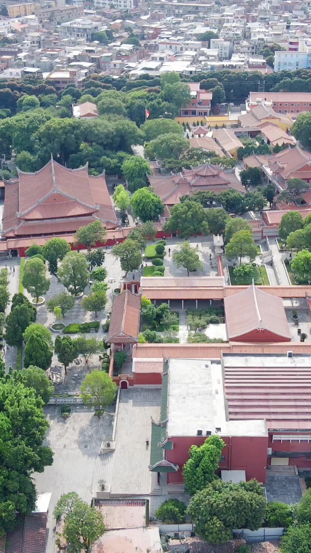  旅游景区福建泉州开元寺4A景区航拍