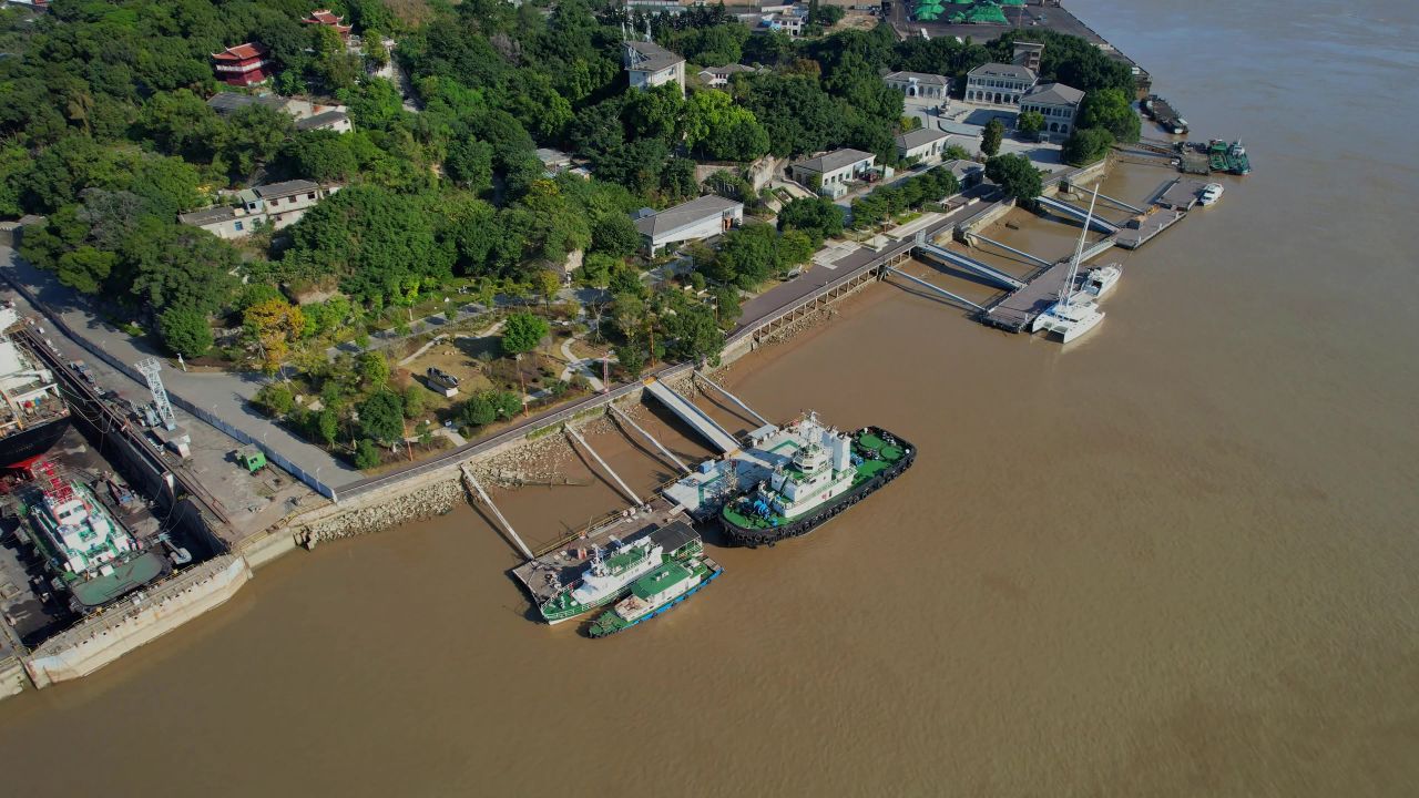 航拍福州船政文化景区
