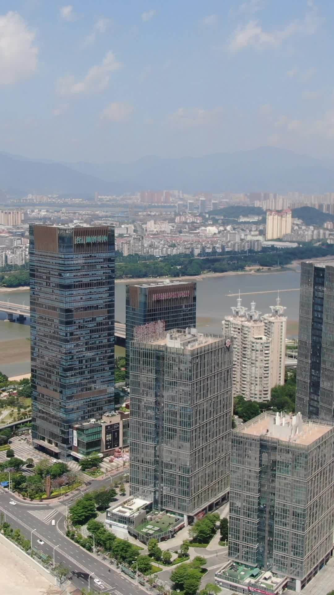 现代都市全景俯瞰
