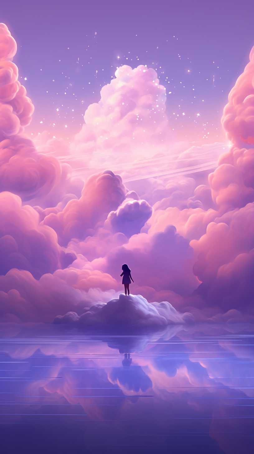 紫色唯美背景