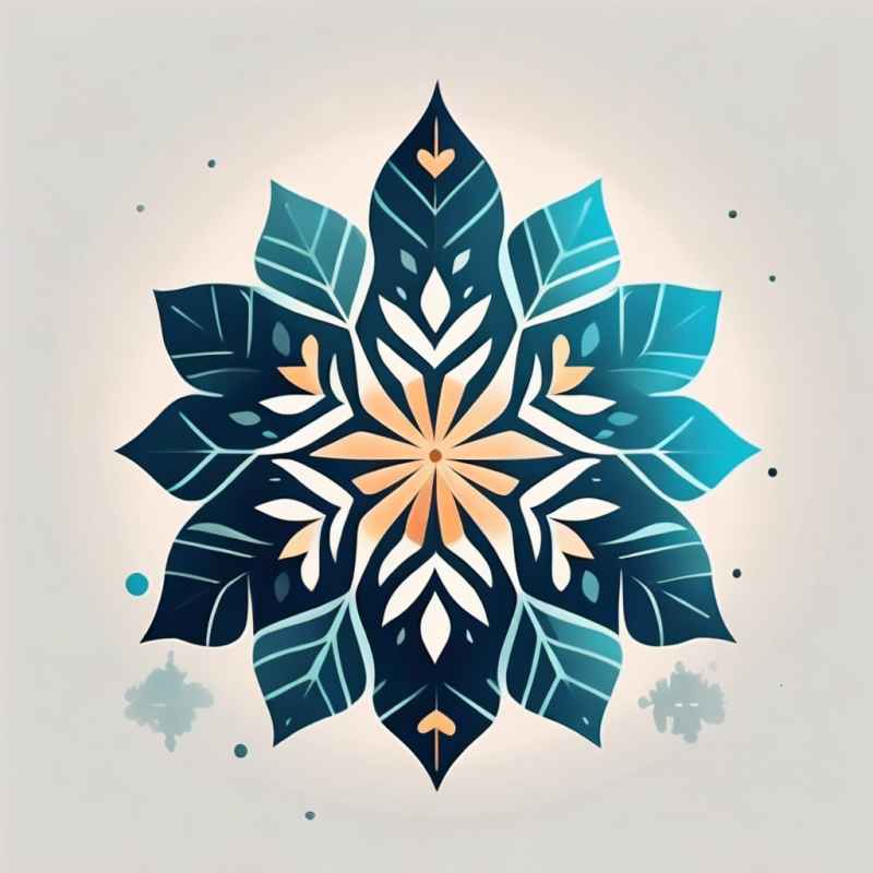 圣诞节雪景雪花 18