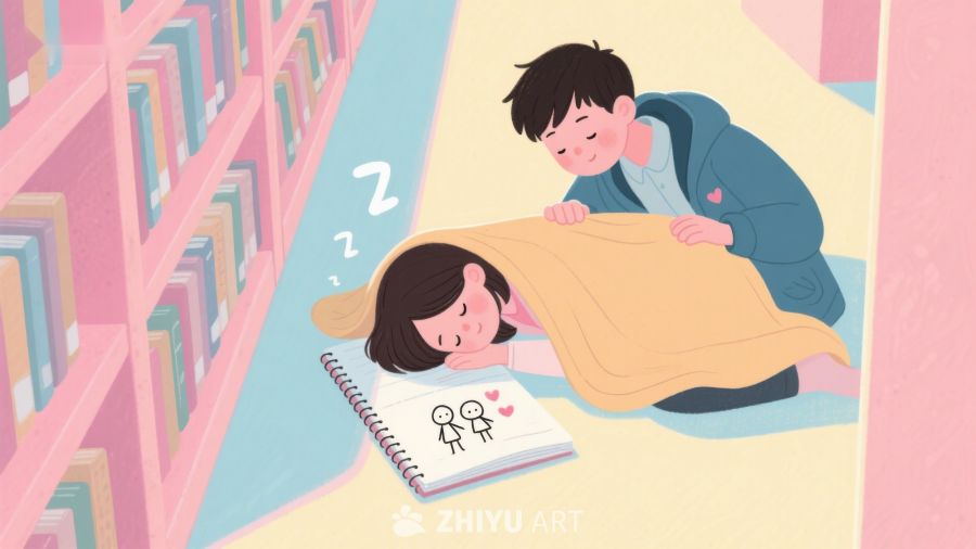 图书馆中温馨的守护 321