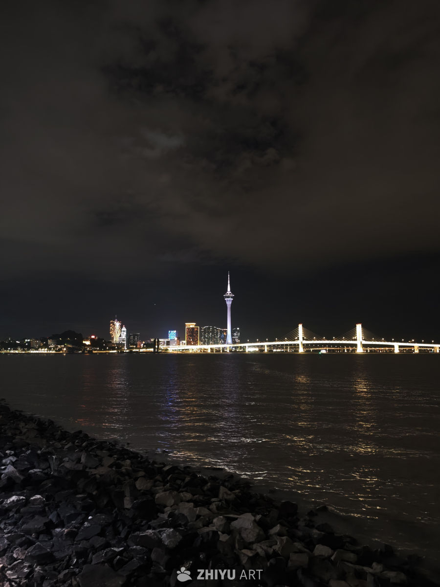 夜幕下的城市风光