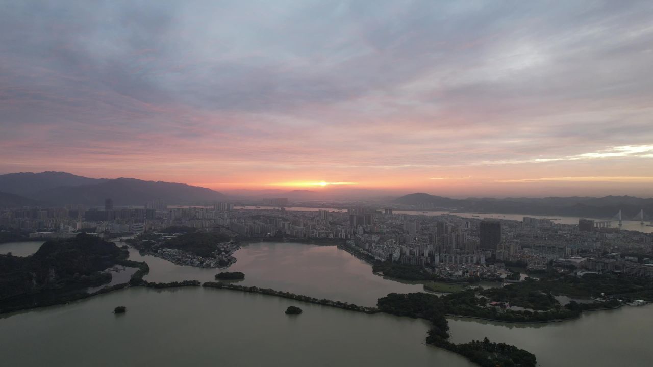 广东肇庆城市风光