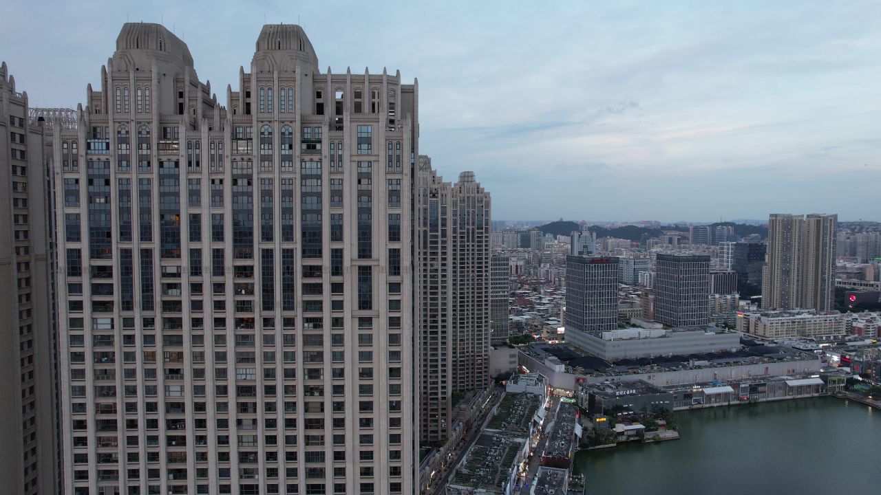 福建泉州城市风光地标建筑航拍