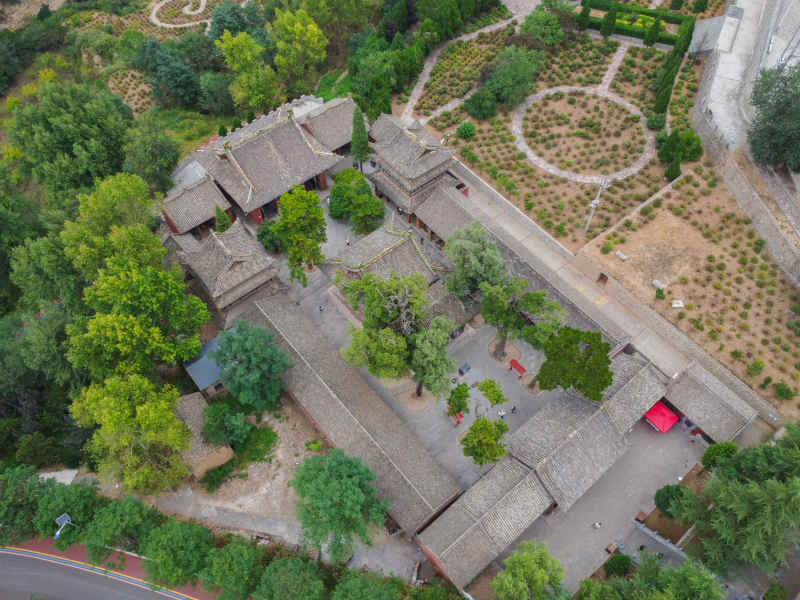 航拍山西晋城古建风光 29