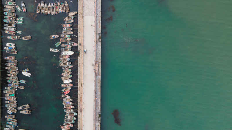 威海海上公园航拍 5