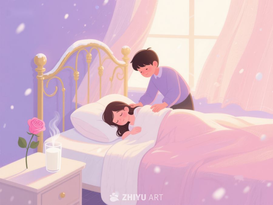 温馨床边，轻柔关怀 729