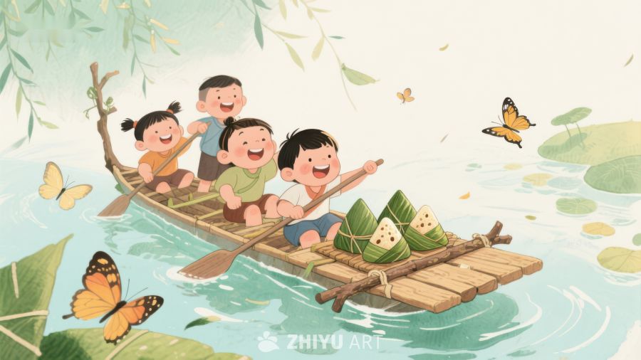 孩童竹筏水上行，粽香蝶舞迎端午 155