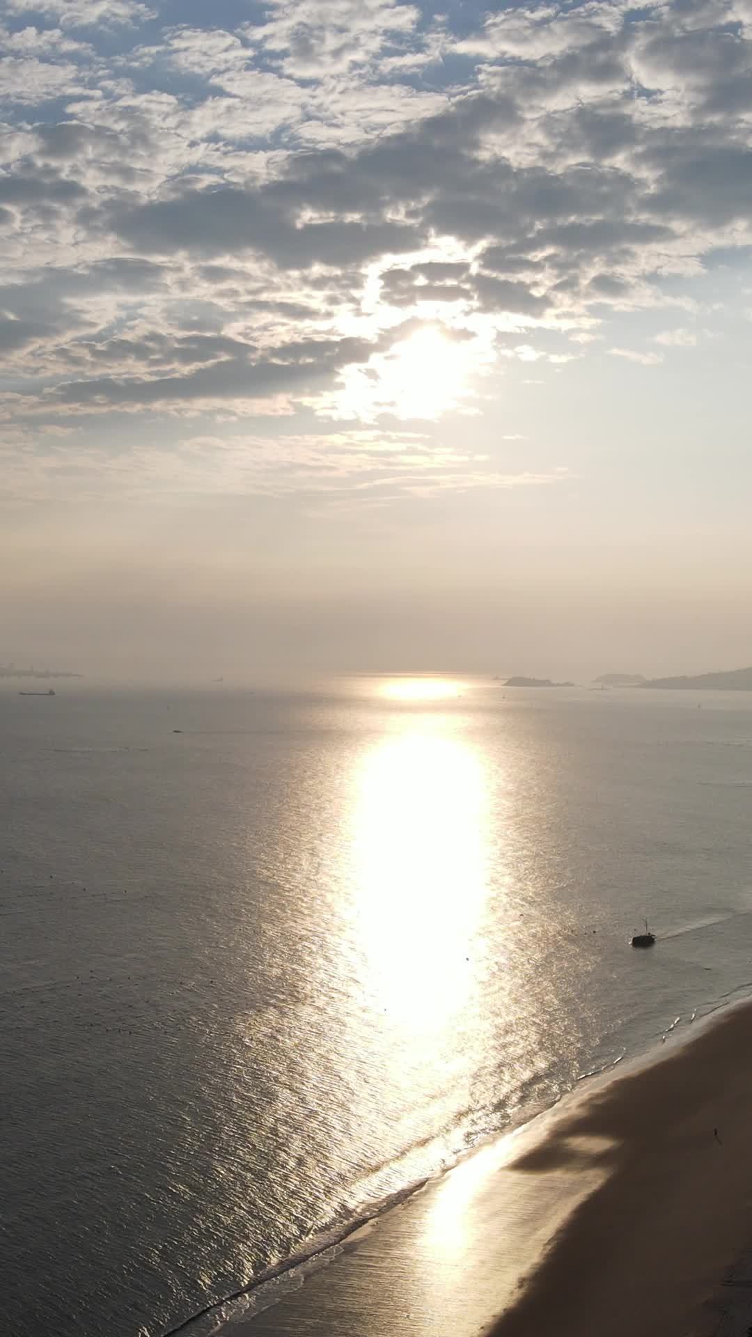 日落海景宁静时光