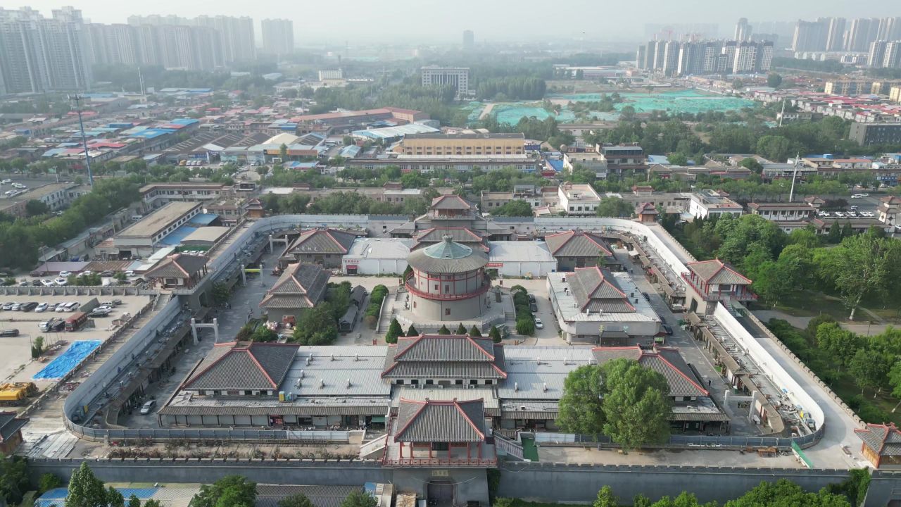 邯郸赵苑公园4A景区航拍
