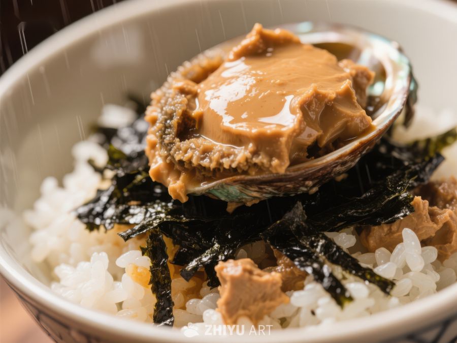 鲍鱼盖饭：海鲜与米饭的完美结合 2