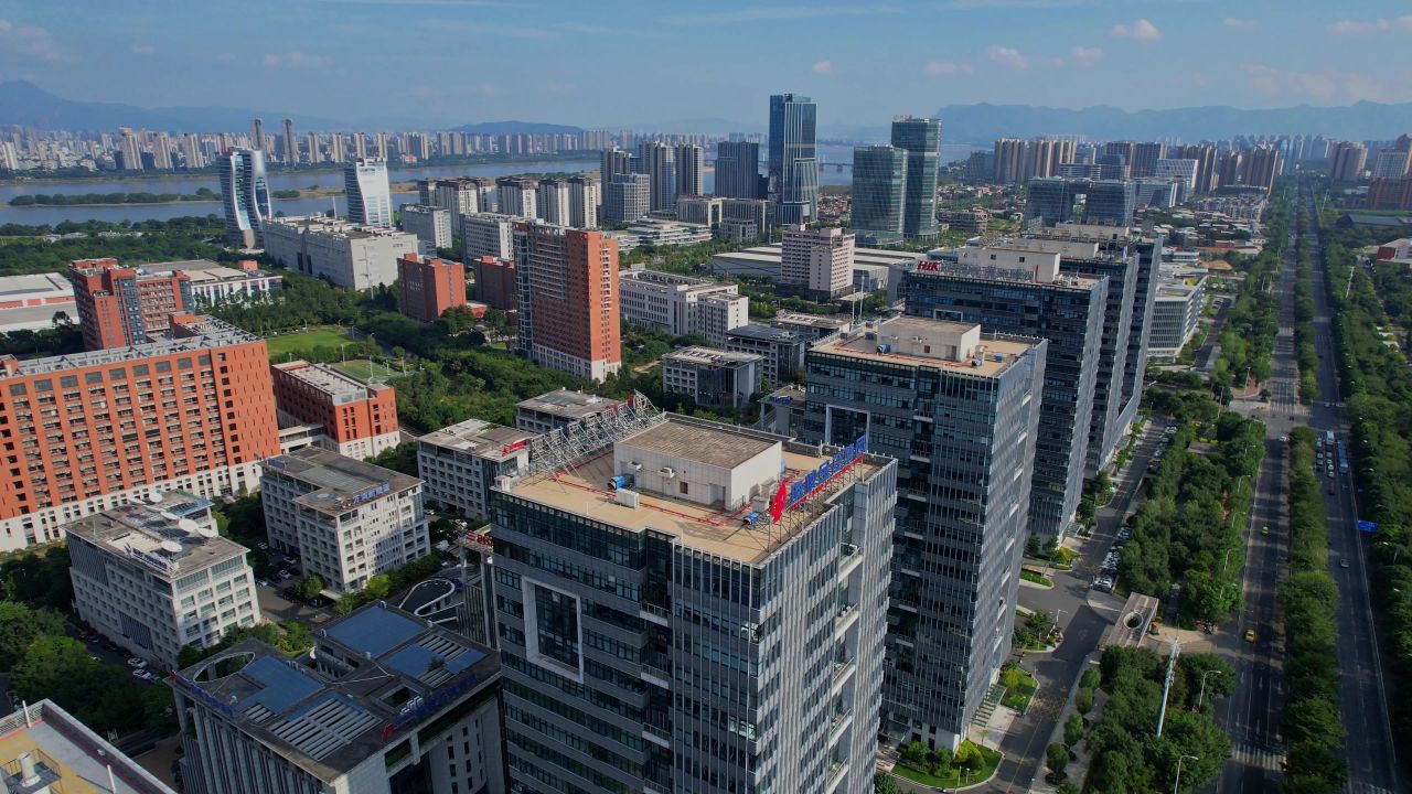 航拍福州高新技术产业开发区