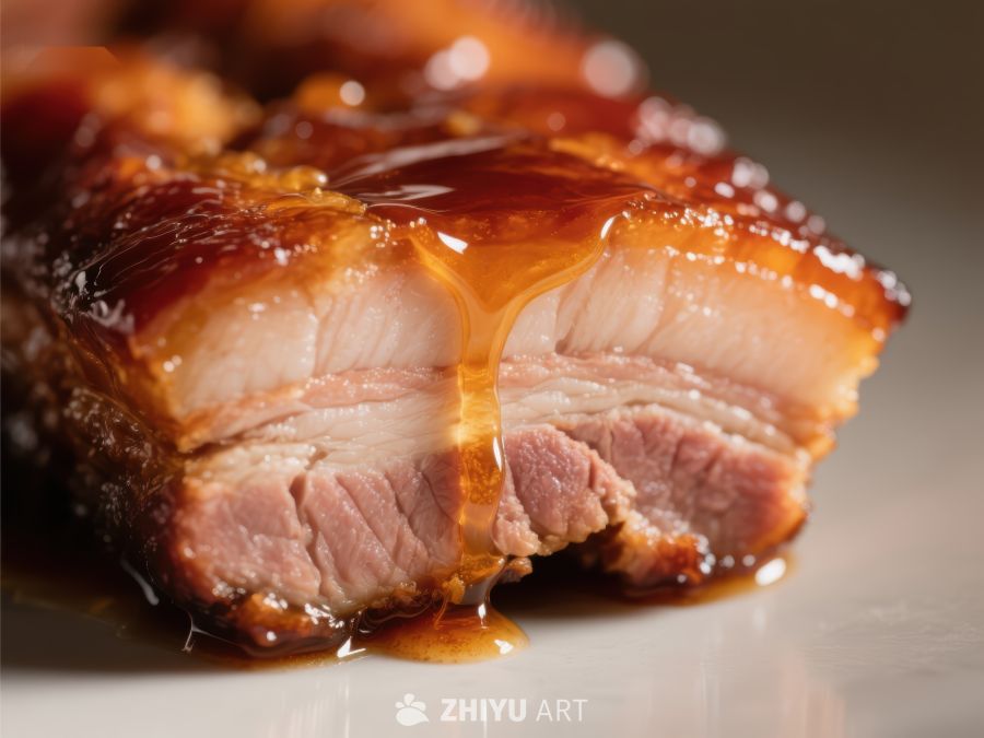 蜜汁烤肉，诱人光泽