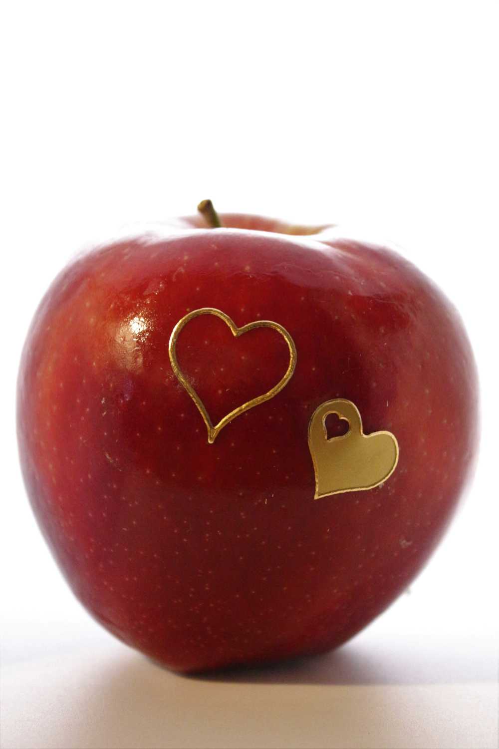 苹果心脏水果健康