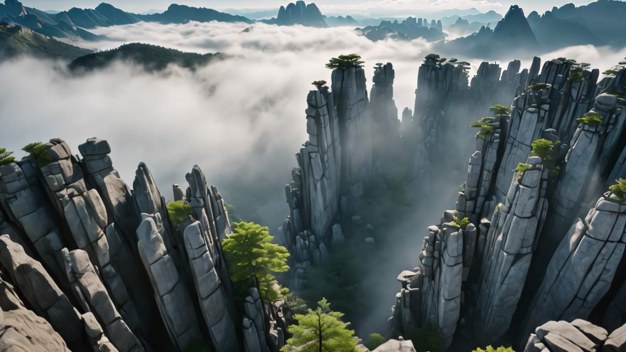 中国云南昆明石林风光特殊地貌 9