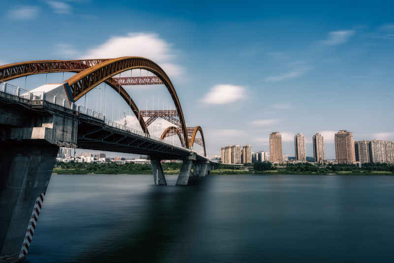 城市，嘉陵江，桥