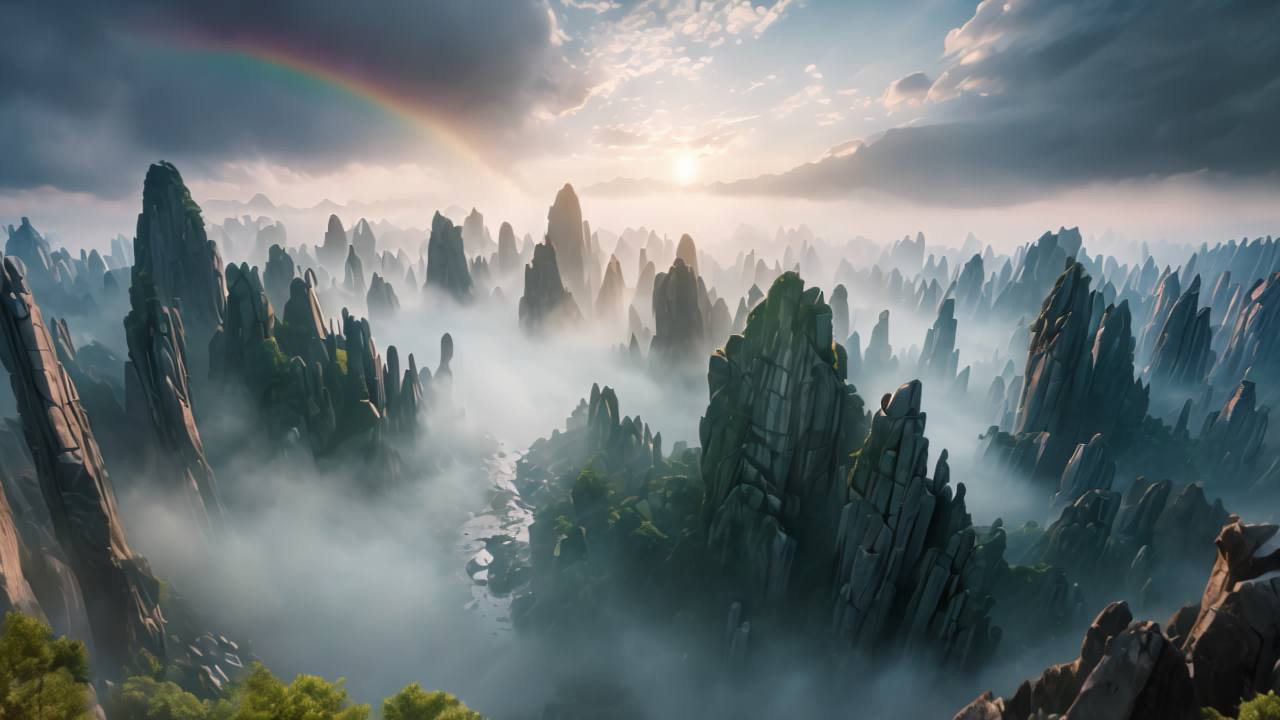 中国云南昆明石林风光特殊地貌 22