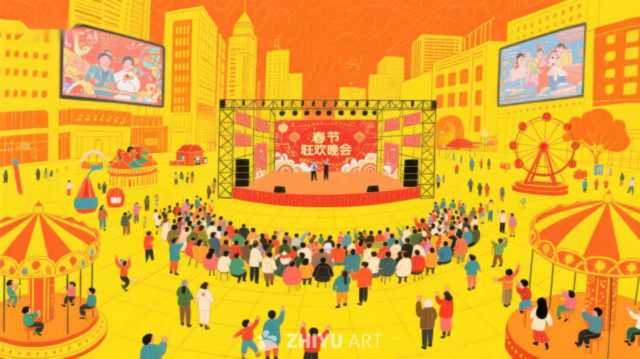 春节狂欢晚会现场 114