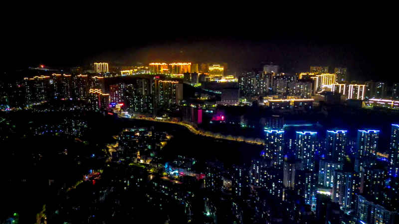 湖北宜昌城市夜景