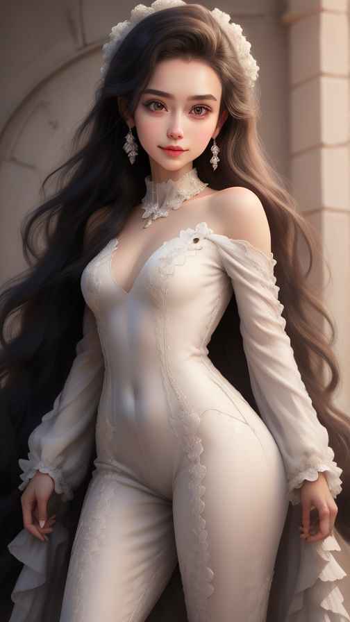 美女身材好看穿什么都好看