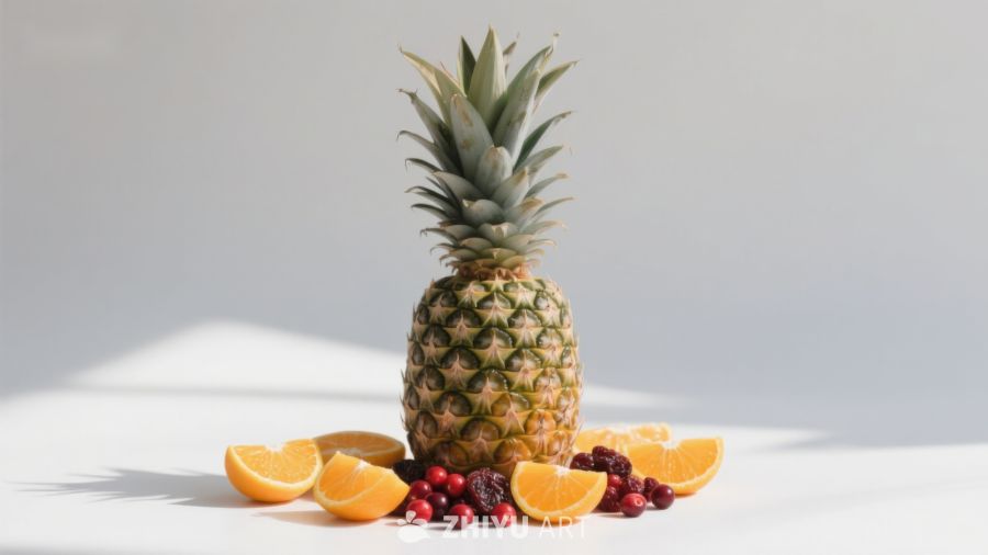 菠萝与橙子的清新组合