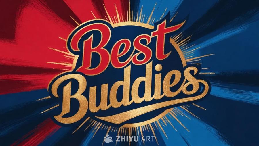一个标志，上方文字“Best”是红色轮廓，内部为深