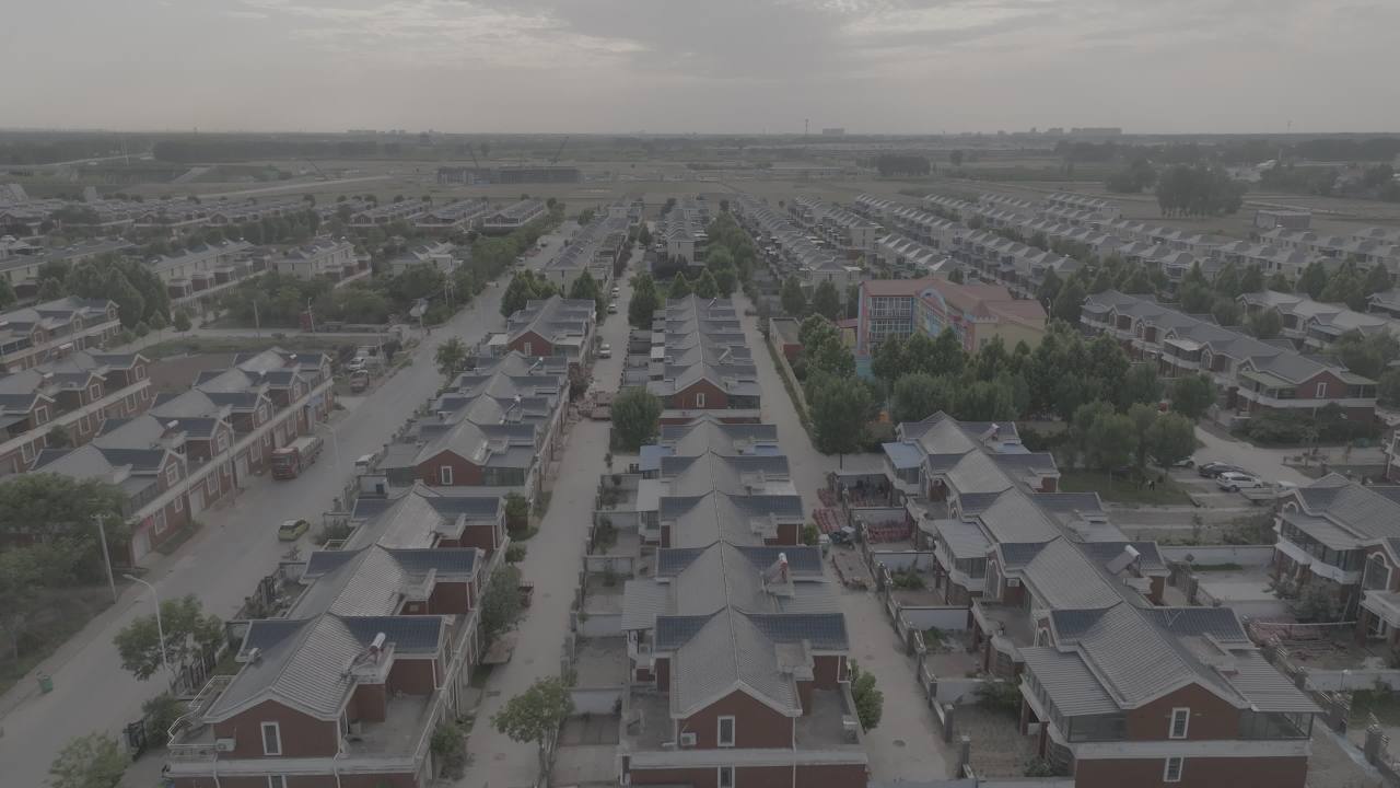 宁静的住宅区航拍