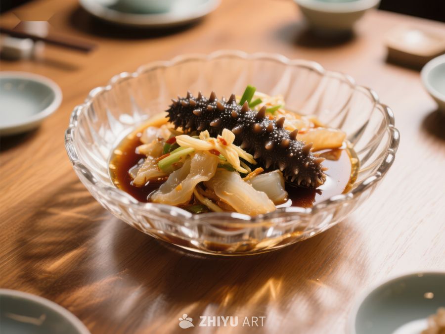 海参拌菜，精致中式美食 171