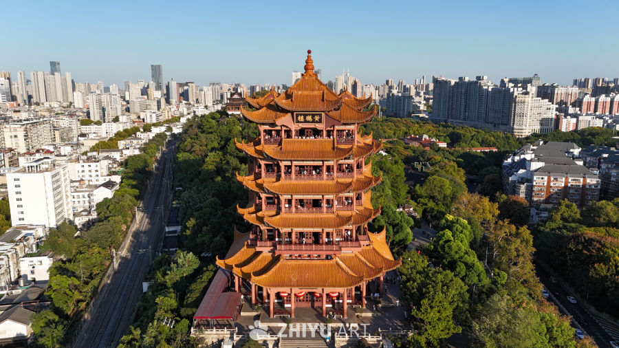 武汉江滩美景黄鹤楼 5