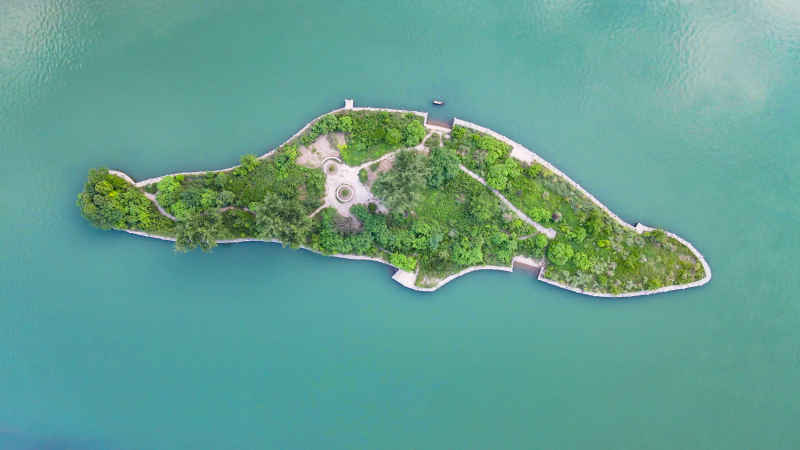 湖南怀化舞水河风光 