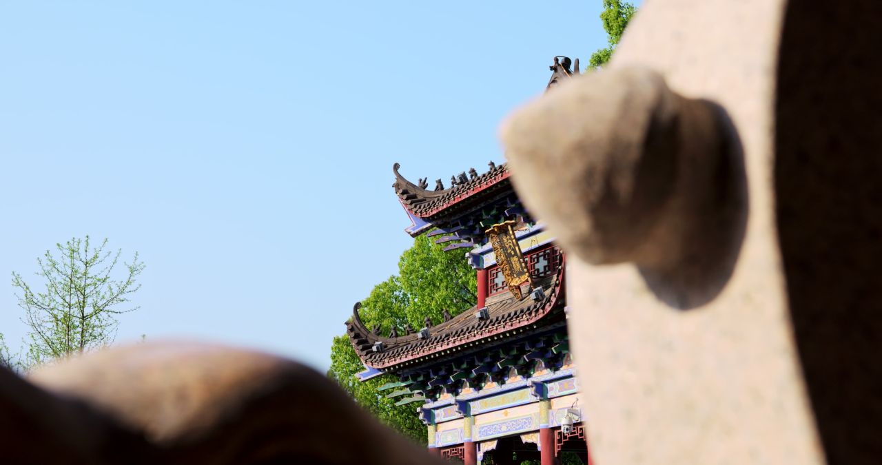 湖南长沙松柏寺古典建筑之美实拍视频