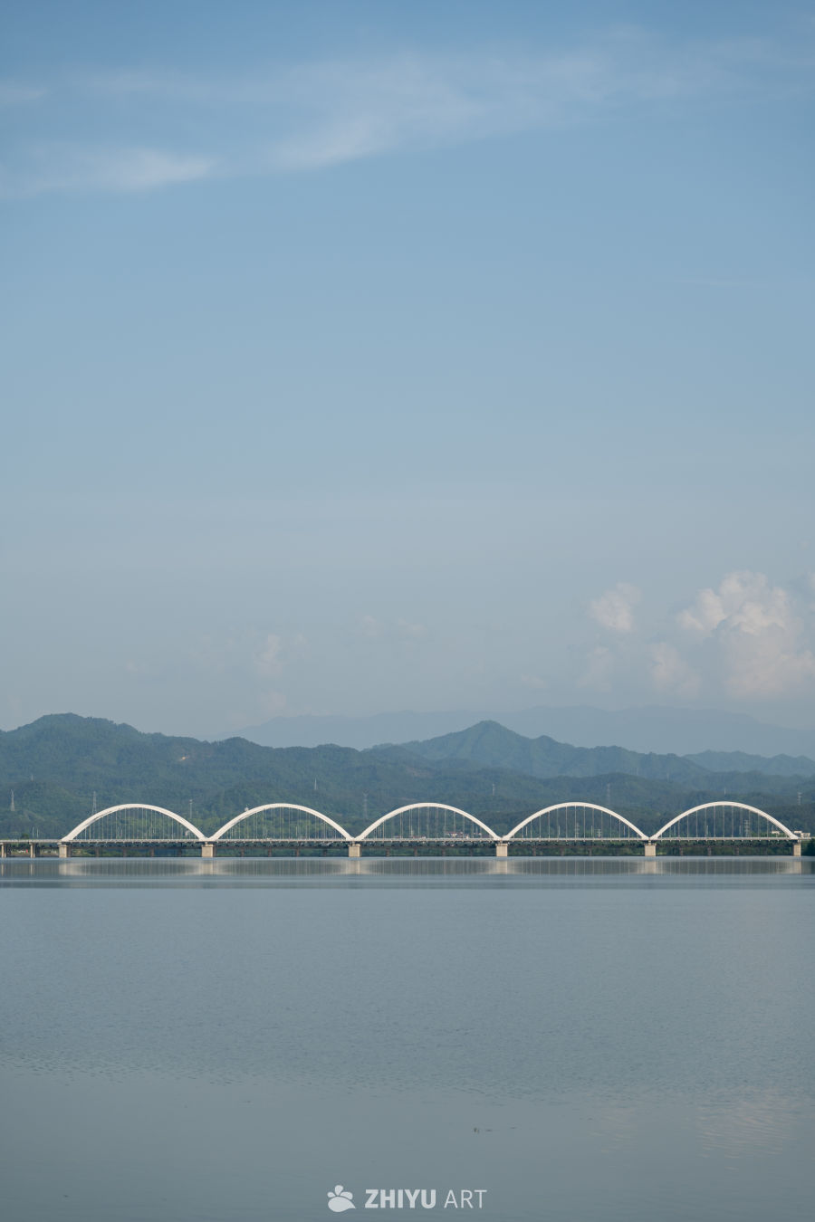 江边美景及帆船 22