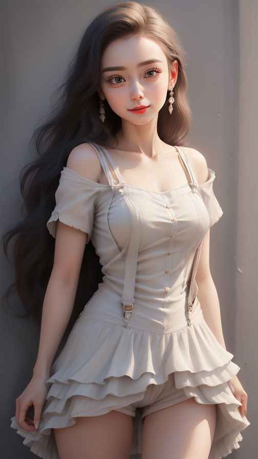 吊带高级美女